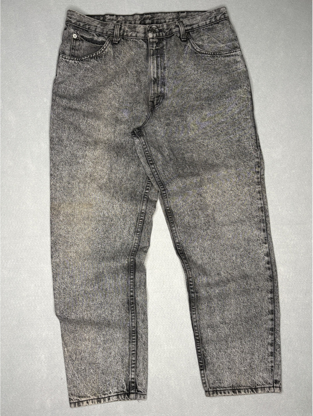 Vintage 90s Brittania Grey Denim Jeans Size 36x30